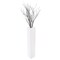 Large Tall Rectangular Wooden Modern Floor Vase - Sleek Contemporary Decor Accent for Living Room, Bedroom, Hallway and Entryway - Handcrafted Decorative Display Piece with Elegant Design
